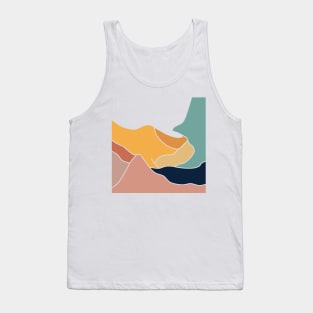 Abstract flat art - the colourful desert Tank Top